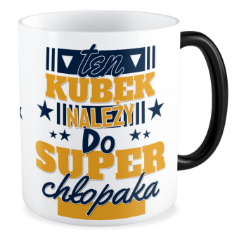 kubek NALEŻY DO SUPER CHŁOPAKA magiczny